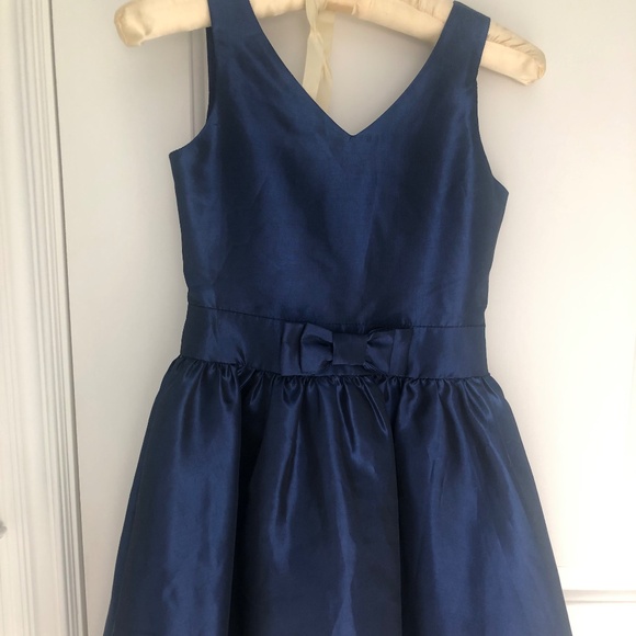 UN DEUX TROIS SPECIAL OCCASION PARTY DRESS NAVY COLOR GIRLS SIZE 10 - Picture 1 of 7